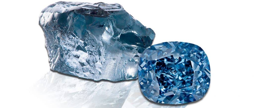 Famous fancy blue diamond - Blue Moon