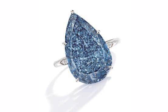 A 10.62-carat vivid blue diamond