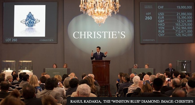 Rahul Kadakia, international head of Christie’s jewelry department