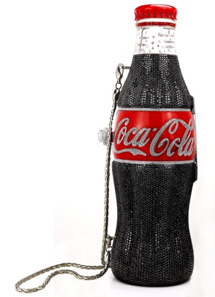 The Coca-Cola bottle-shaped minaudière, set with 9,888 natural micro-diamonds
