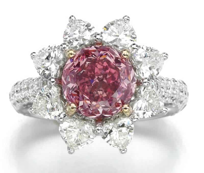 FANCY VIVID PURPLISH PINK DIAMOND