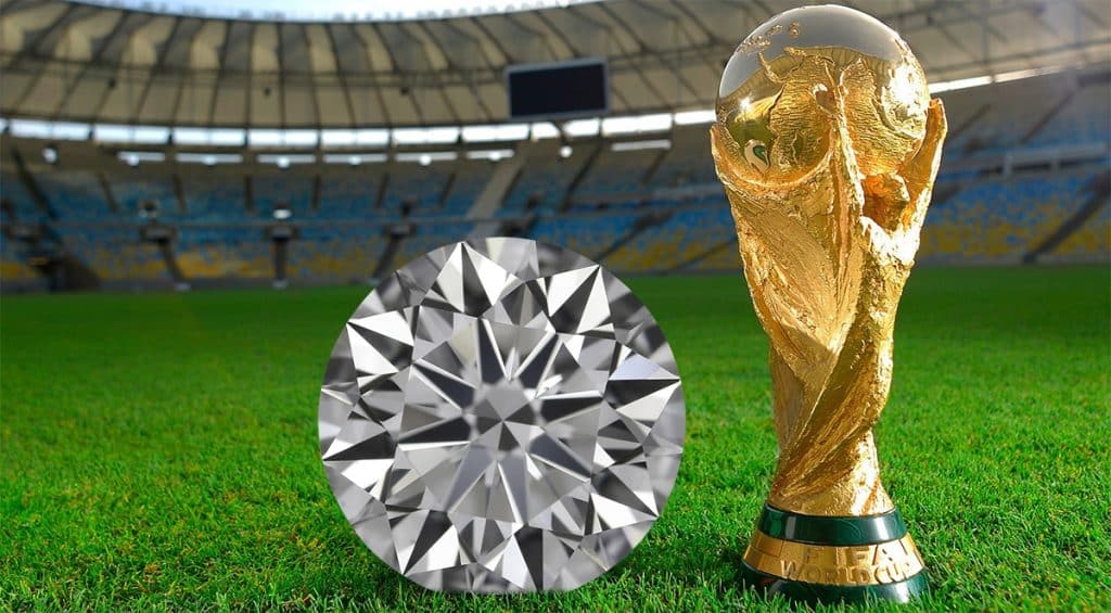 The 2018 FIFA World Cup from a diamond perspective