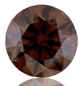 Brown diamond with a rich, deep color