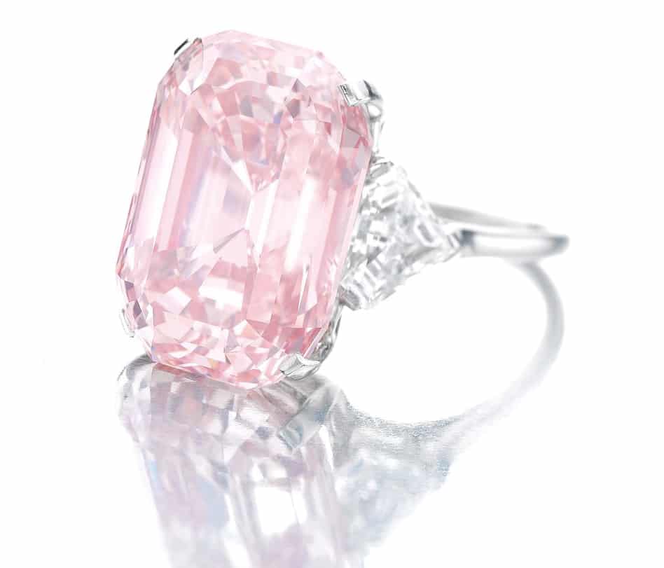 The famous fancy pink diamond - The 24.78-carat Graff Pink