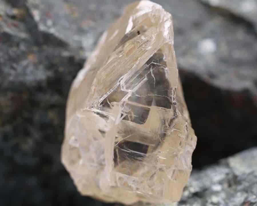 raw large rough diamond