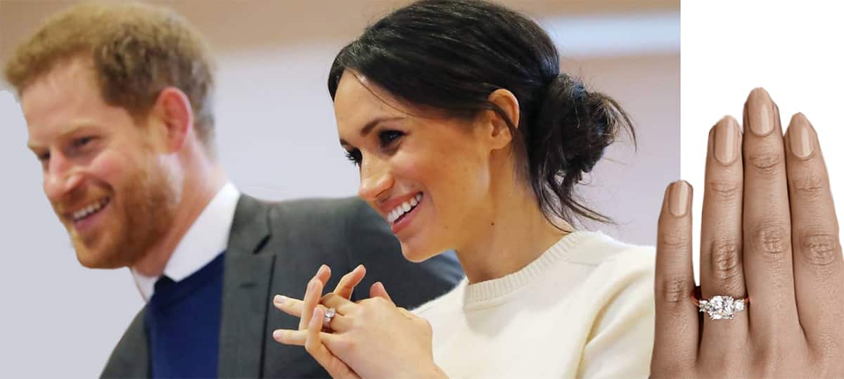 Meghan with diamond ring