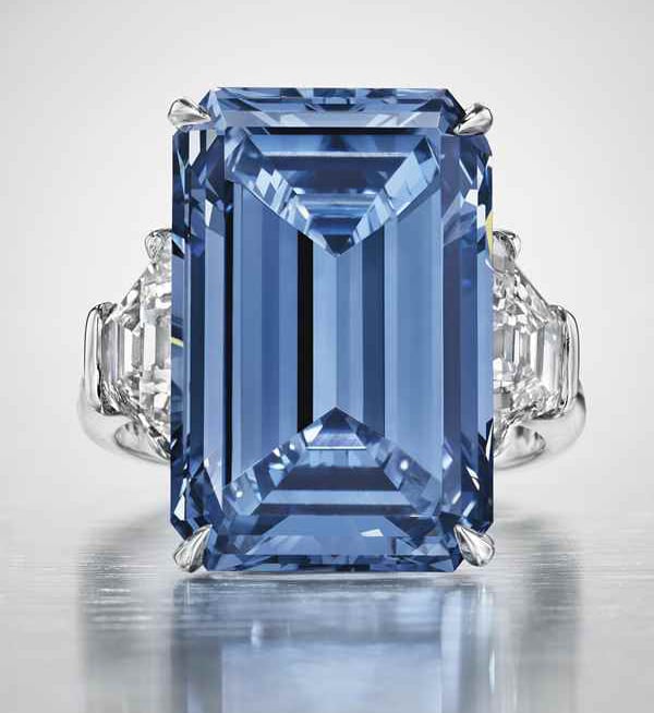 The Oppenheimer Blue, fancy color blue diamond
