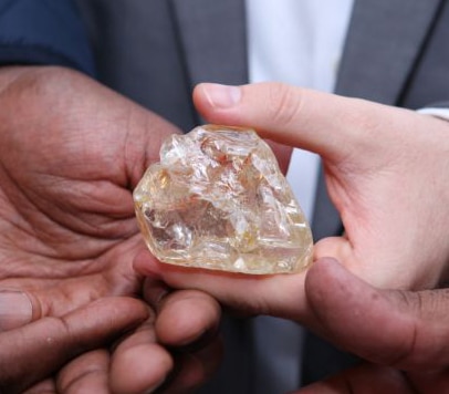 The 709-carat Peace Diamond