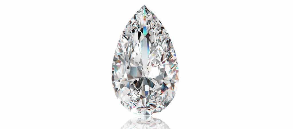 pear shape cover diamond