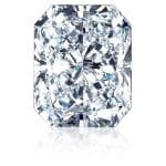 A picture of a diamond that visually explains what it is Radiant cuts