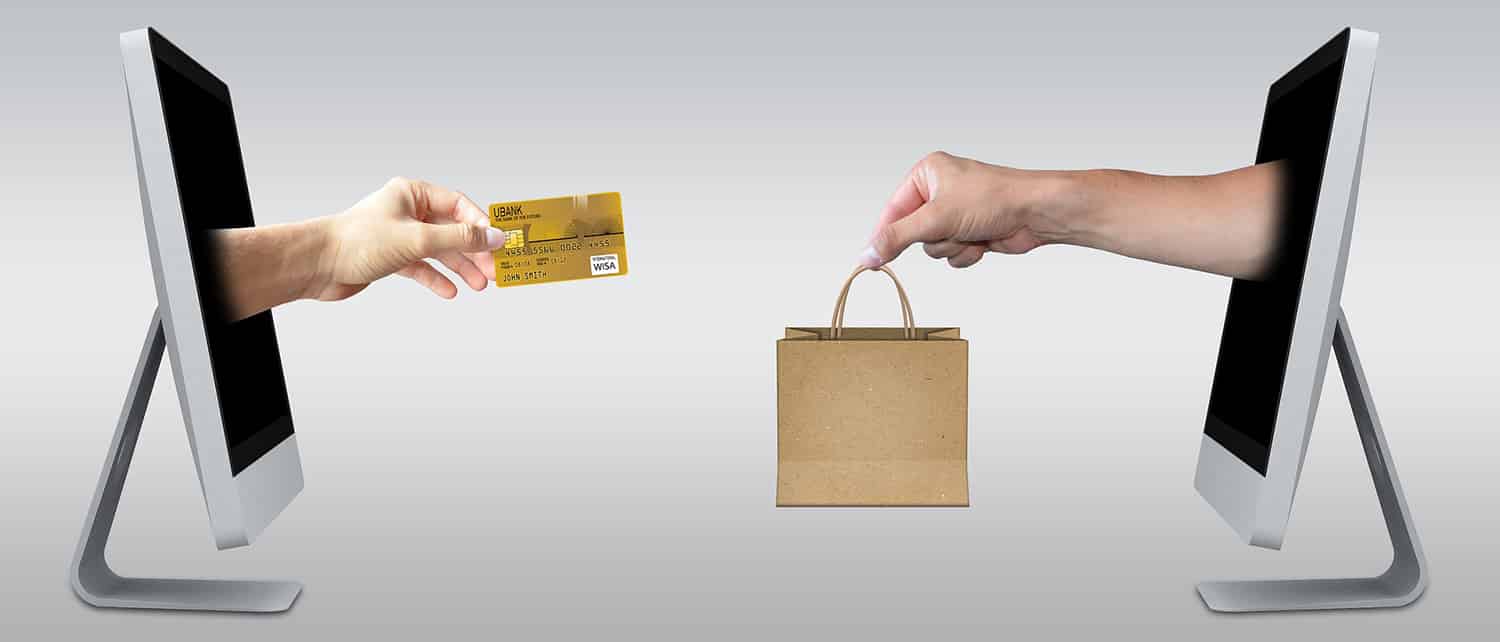 Illustration of online shopping