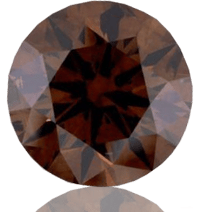 Natural fancy brown diamond with rich tones
