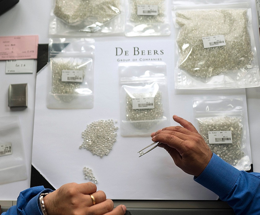 Bags of diamonds