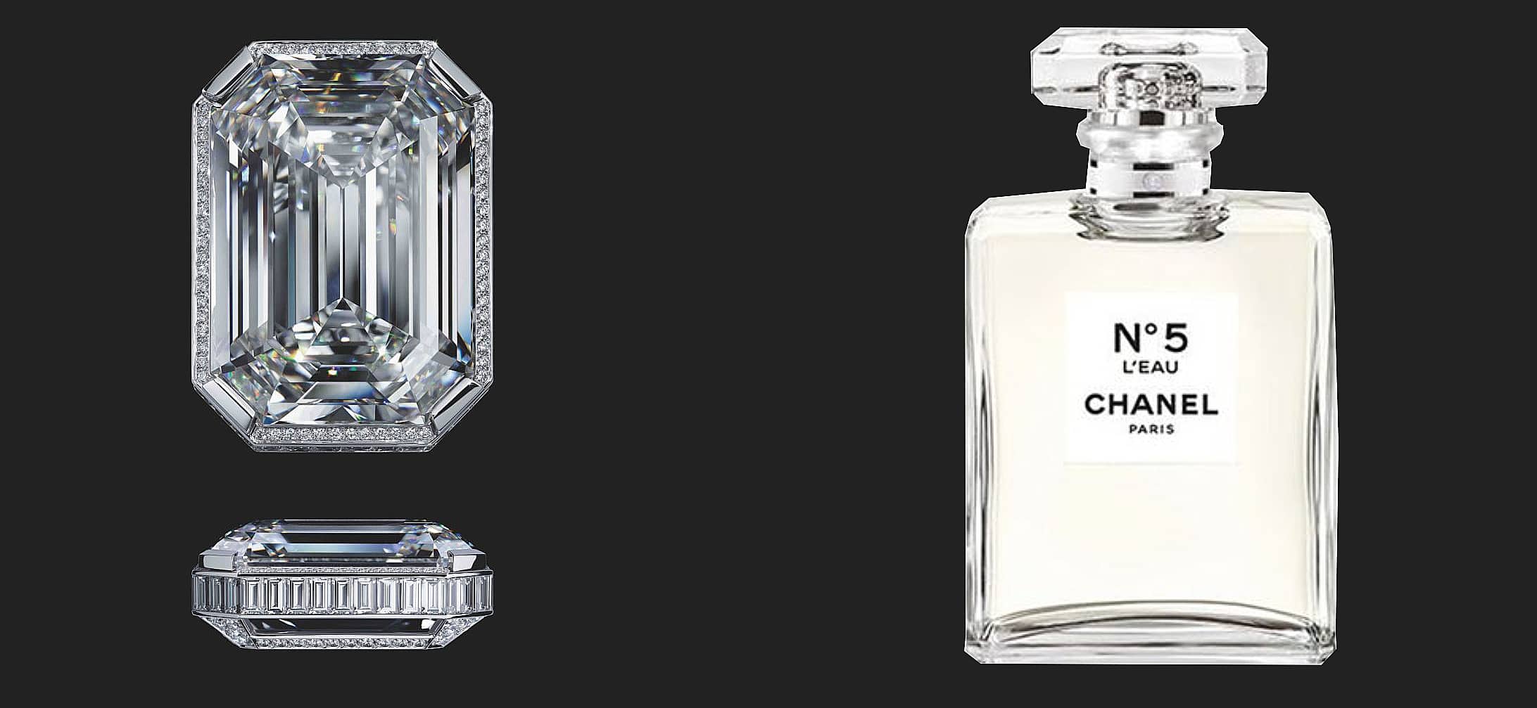 CHANEL USES A 55.55-CARAT D-FLAWLESS DIAMONDTO CELBRATE THE CENTENARY OF  ITS ICONIC PERFUME