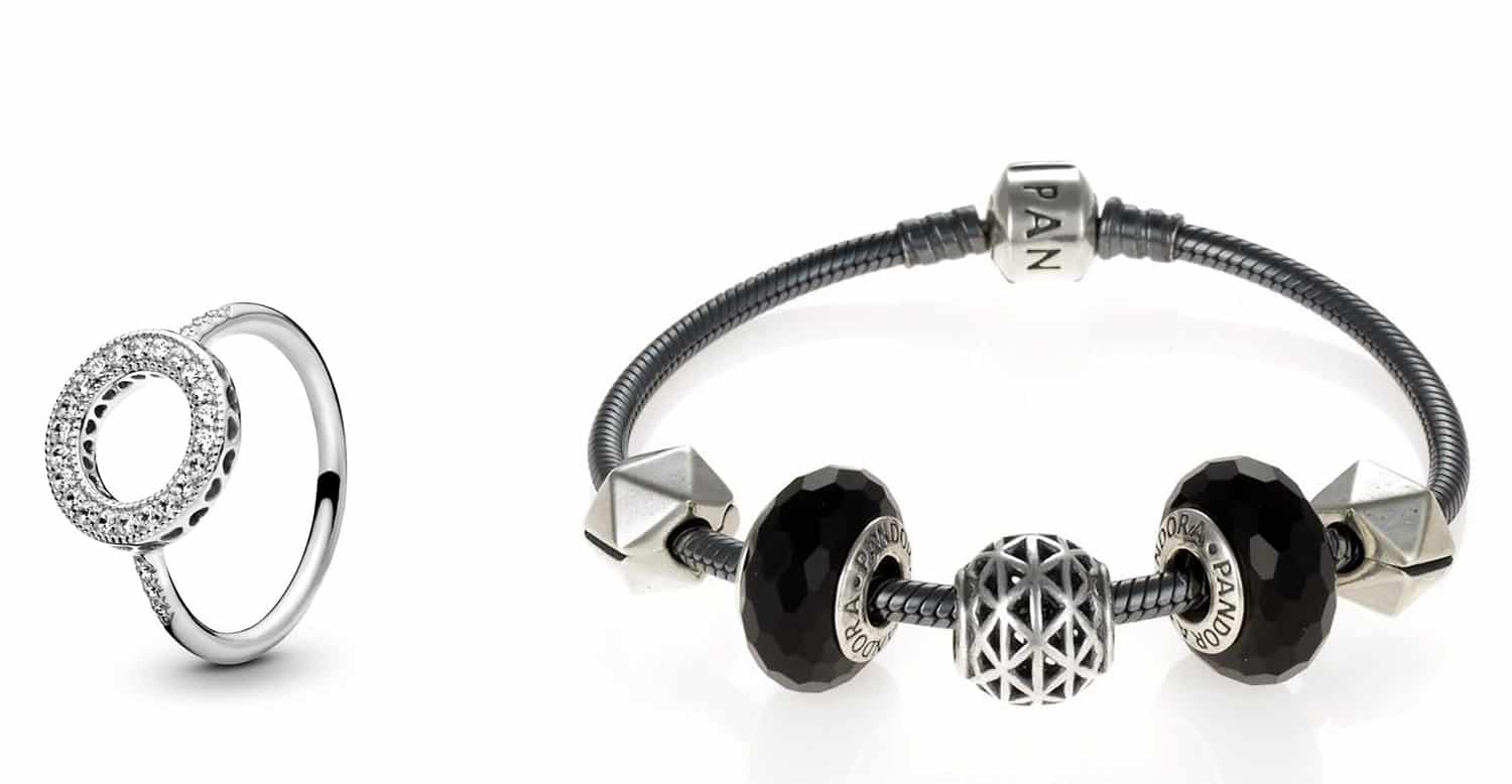Pandora bracelet and ring