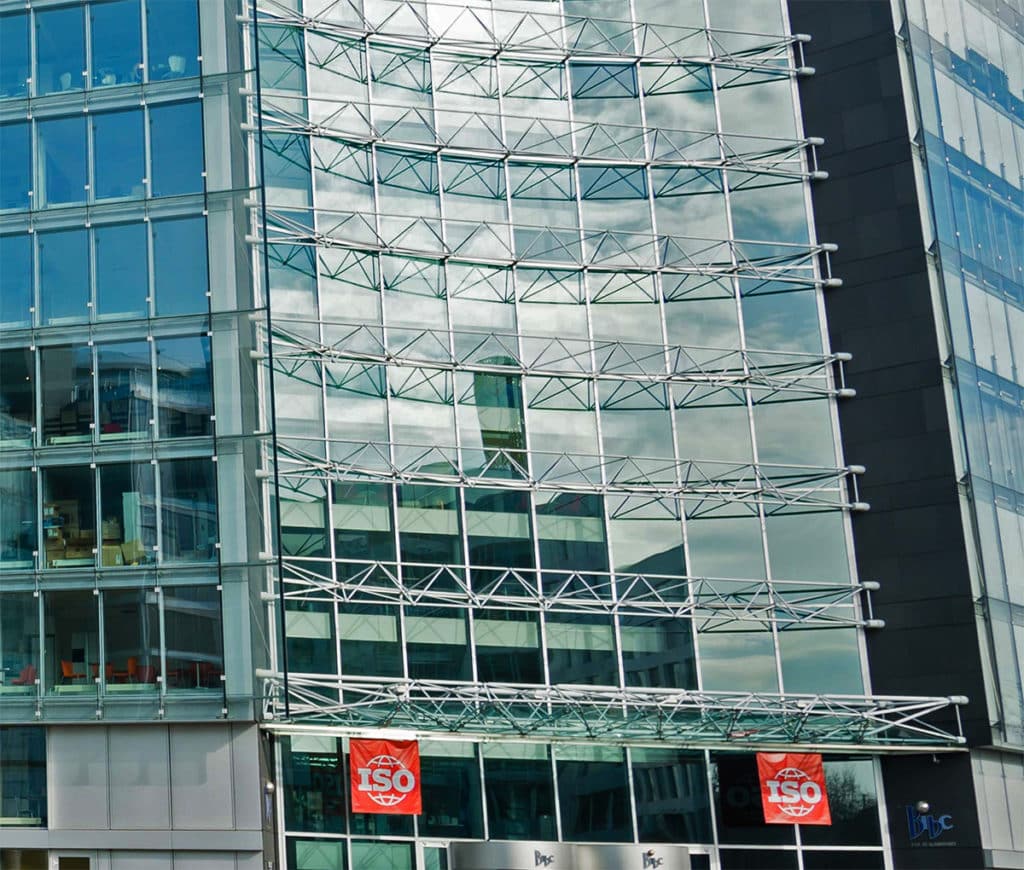 The ISO headquarters in Geneva, Switzerland
