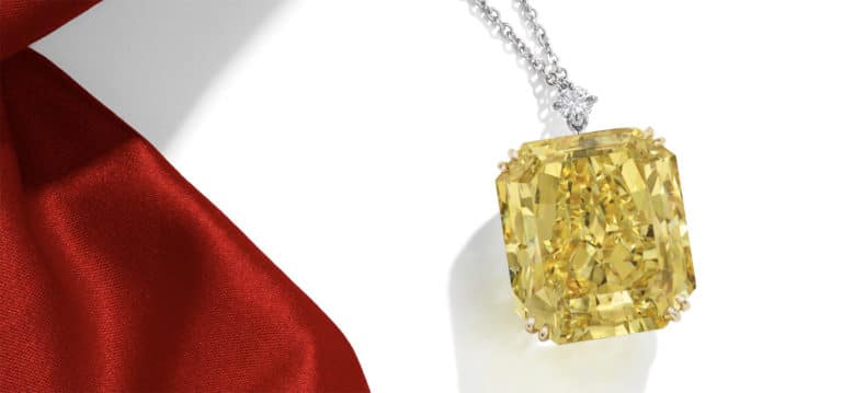 Fancy vivid yellow VS2 clarity diamond