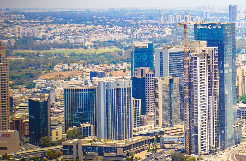 The Israel Diamond Exchange complex in Ramat Gan