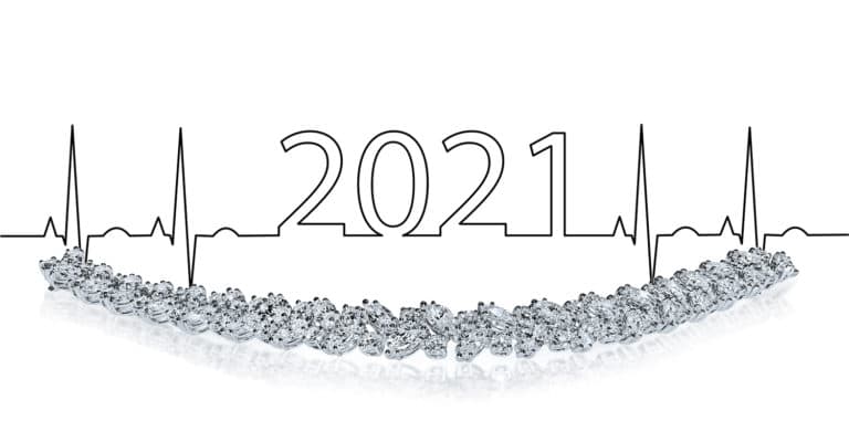 2021 logo with diamonds
