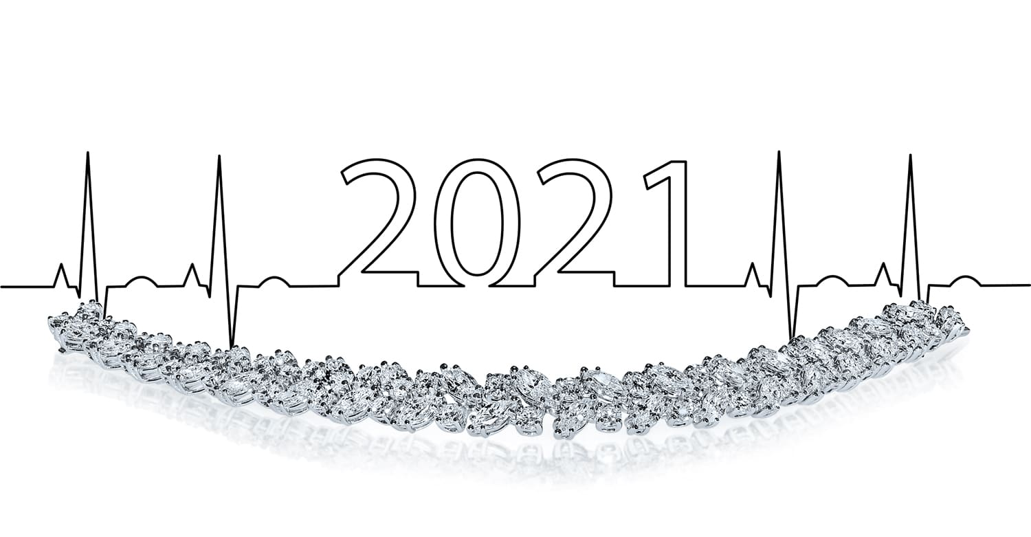 2021 logo with diamonds