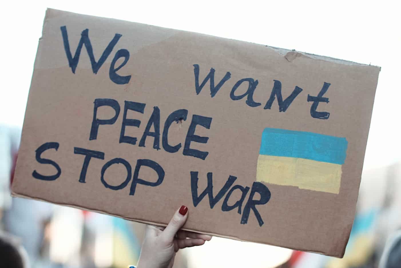 We want peace stop war