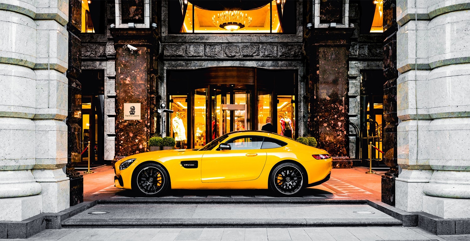 A selection of luxury brands in Russia