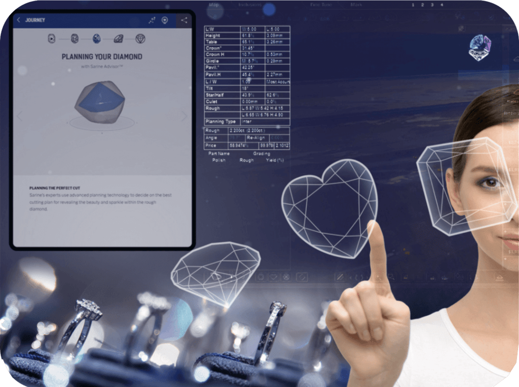 The introduction of CAD technology in the diamond cutting