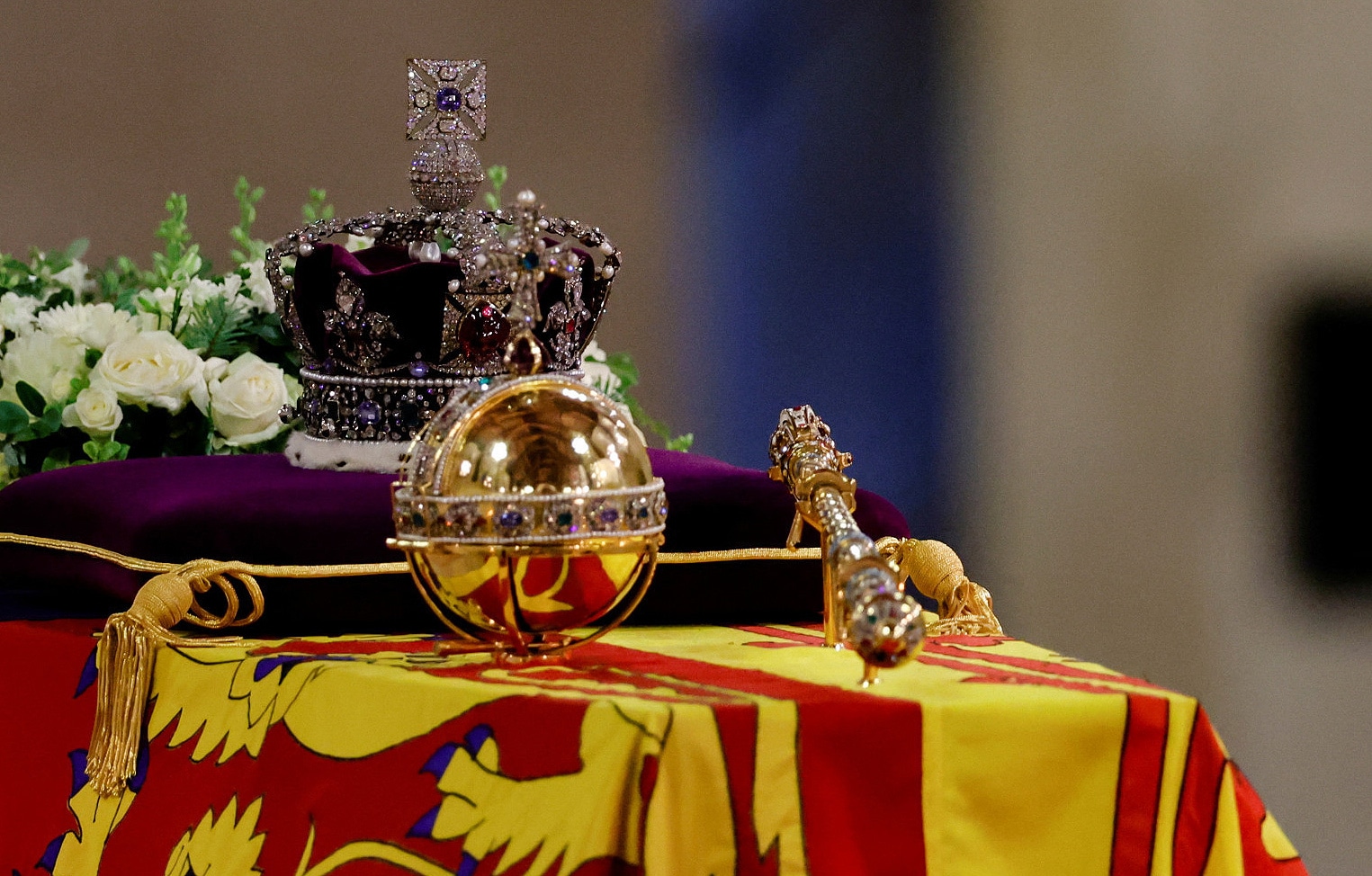 The three symbols of British royal power
