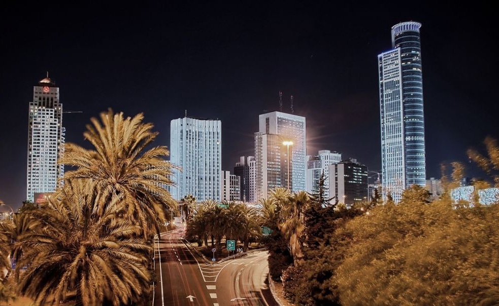 skyline of the Israeli diamond center