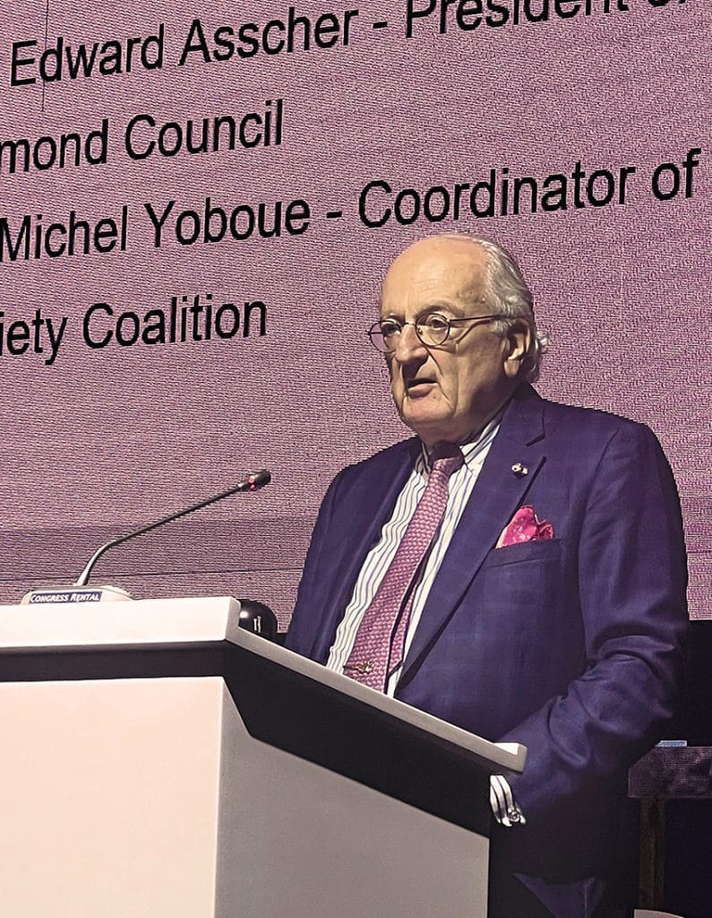 Edward Asscher, President of the World Diamond Council