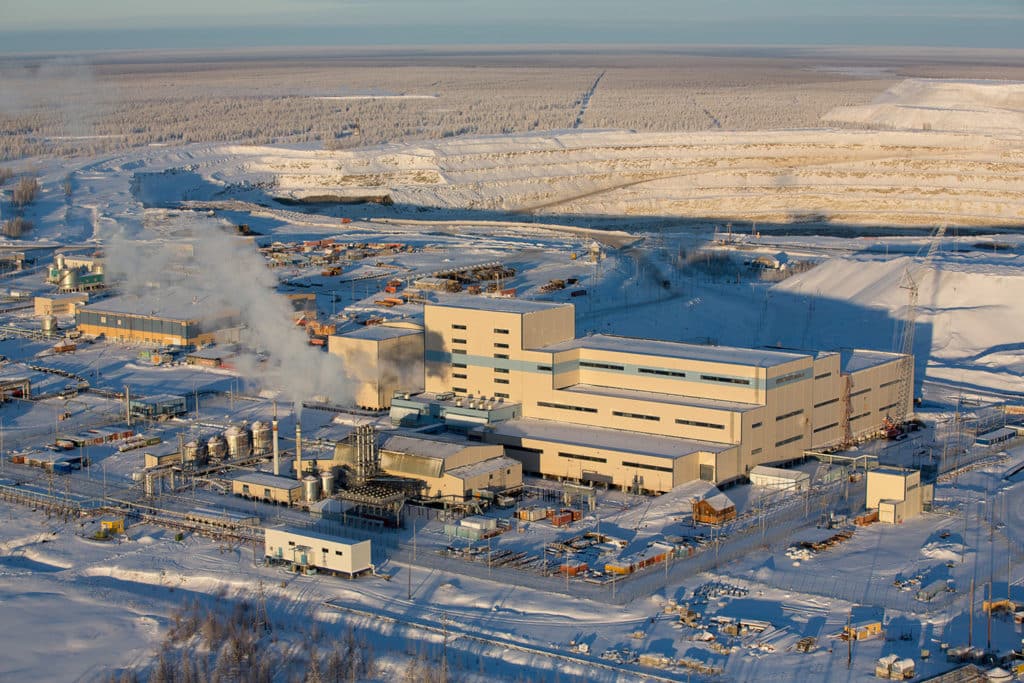 Nyurba diamond mine in Russia