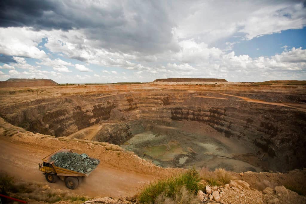 The Orapa diamond mine in Botswana