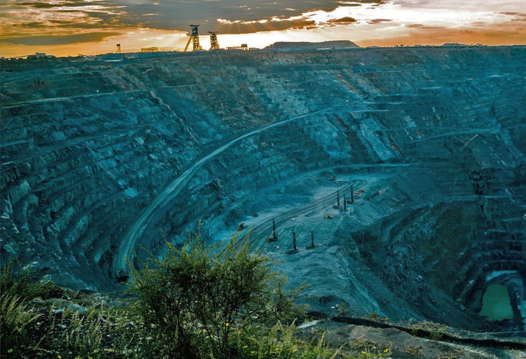 The Venetia diamond mine in South Africa