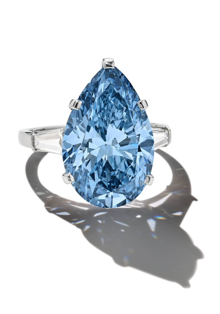 CARAT VIVID BLUE DIAMOND RING BY BULGARI