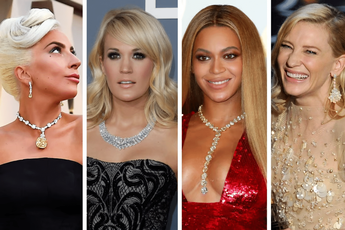Lady Gaga, Carrie Underwood, Beyoncé and Cate Blanchett have worn some of the most expensive bling on the red carpet ever. Photos: @ladygaga/Instagram, WireImage, EPA, Getty Images